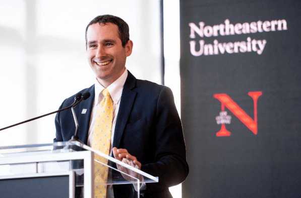 Speaking at Northeastern University